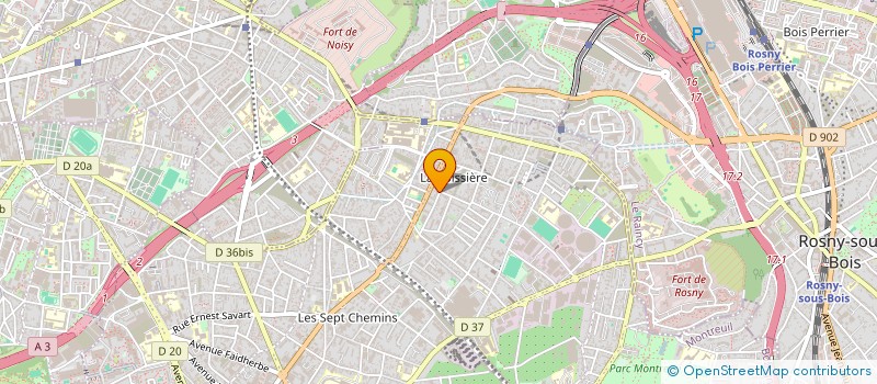 localisation de l'entreprise MADAME NINA AVRAMOVIY  MONTREUIL