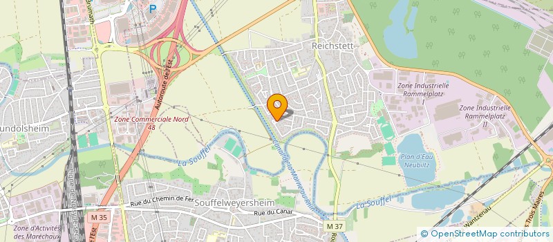 localisation de l'entreprise MADAME NINA BACHELIER  REICHSTETT