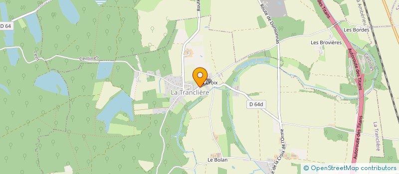 localisation de l'entreprise MADAME NINA BADET  LA TRANCLIERE