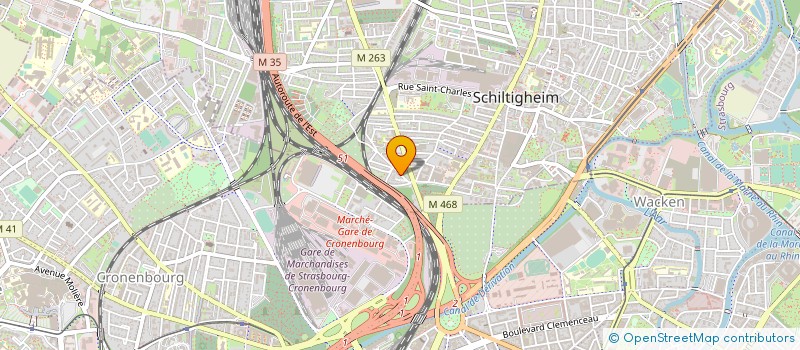 localisation de l'entreprise MADAME NINA BAGARD à SCHILTIGHEIM