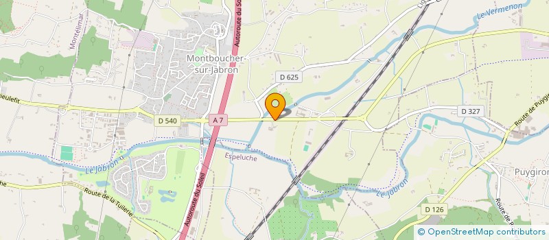 localisation de l'entreprise MADAME NINA BARBATO  MONTBOUCHER-SUR-JABRON