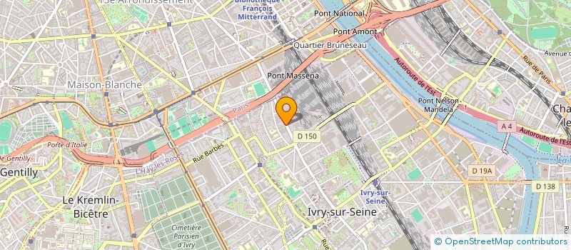 localisation de l'entreprise MADAME NINA BARNIER PERLSTEIN  IVRY-SUR-SEINE