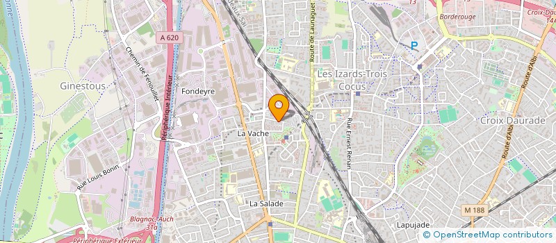 localisation de l'entreprise MADAME NINA BARRAU à TOULOUSE