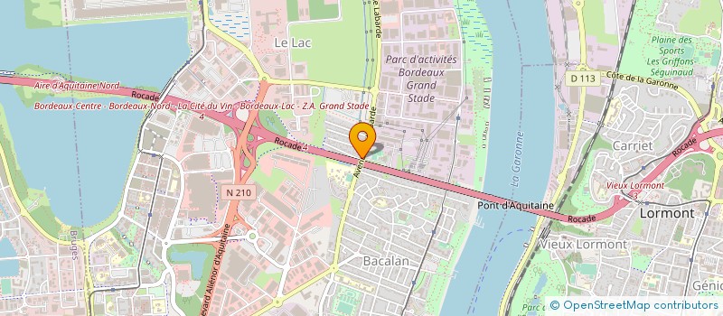 localisation de l'entreprise MADAME NINA BATISTA à BORDEAUX