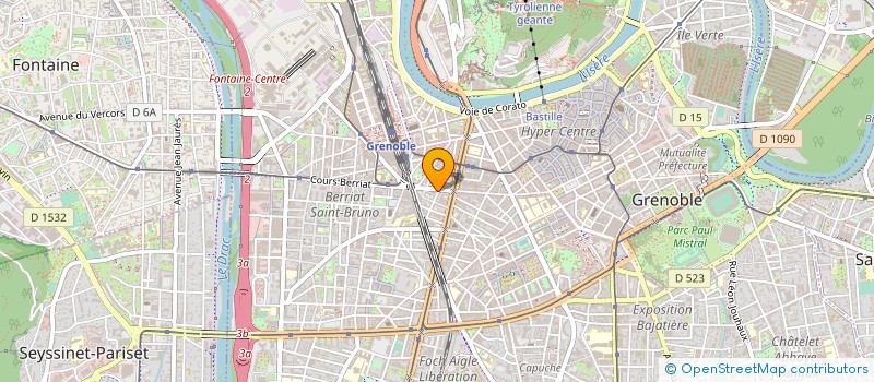 localisation de l'entreprise MADAME NINA BAYOL à GRENOBLE