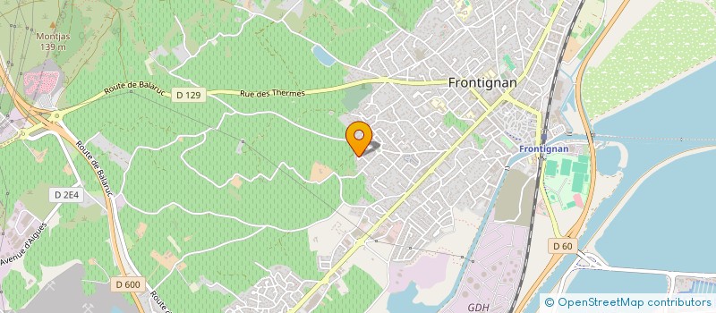 localisation de l'entreprise MADAME NINA BENAZECH à FRONTIGNAN