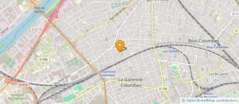 localisation de l'entreprise MADAME NINA BENCHABATT  COLOMBES