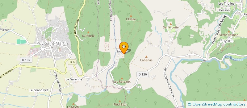 localisation de l'entreprise MADAME NINA BERGER  SOYANS