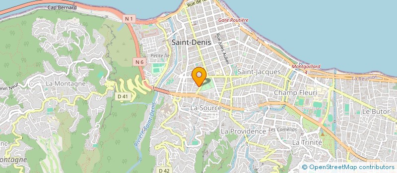 localisation de l'entreprise MADAME NINA BERICHON à SAINT DENIS