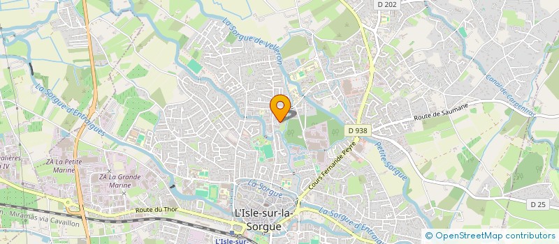 localisation de l'entreprise MADAME NINA BILLARD à L'ISLE-SUR-LA-SORGUE