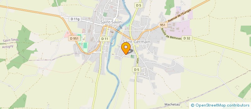 localisation de l'entreprise MADAME NINA BLANCHARD  SAINT-GERMAIN