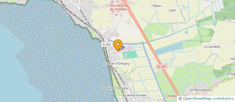 localisation de l'entreprise MADAME NINA BLEU à CHATELAILLON-PLAGE