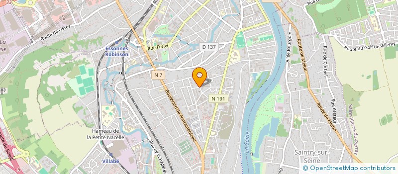 localisation de l'entreprise MADAME NINA BOCIARNICOV  CORBEIL-ESSONNES