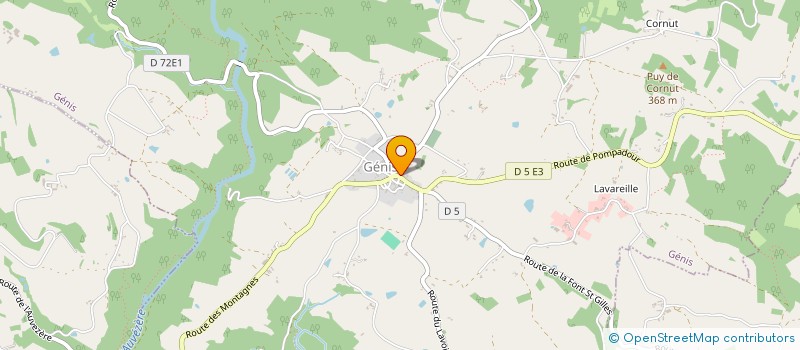 localisation de l'entreprise MADAME NINA BONILLA CALAPI  GENIS