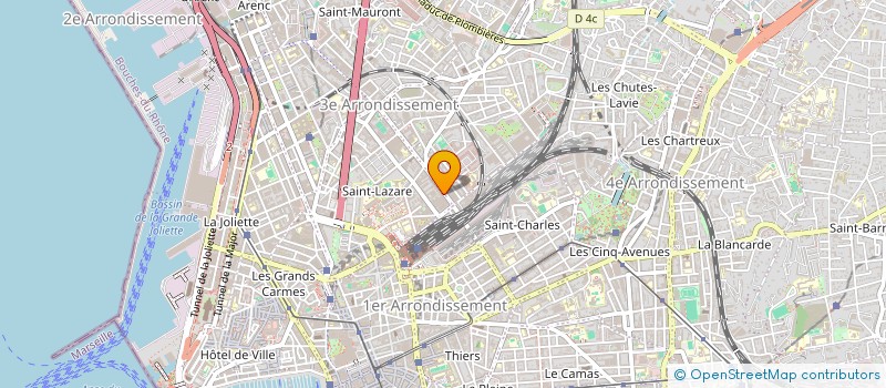 localisation de l'entreprise MADAME NINA BONNETAUD  MARSEILLE