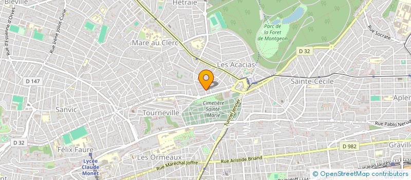 localisation de l'entreprise MADAME NINA BORRIS  LE HAVRE