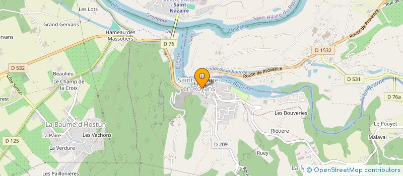 localisation de l'entreprise MADAME NINA BOSC  SAINT-NAZAIRE-EN-ROYANS