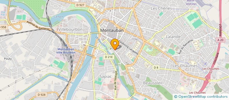 localisation de l'entreprise MADAME NINA BOUCENNA  MONTAUBAN