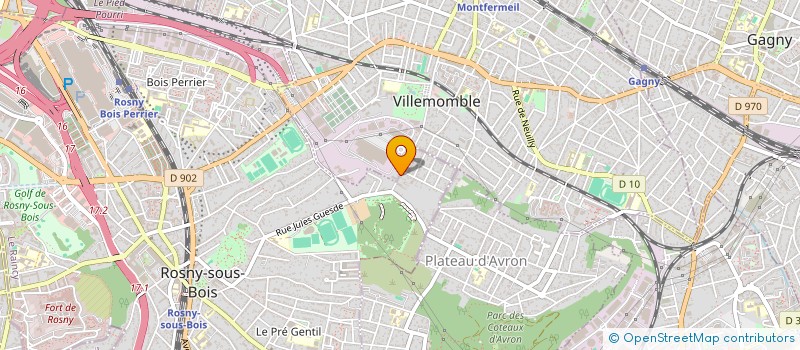 localisation de l'entreprise MADAME NINA BOUTRY à ROSNY-SOUS-BOIS