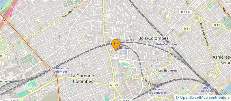 localisation de l'entreprise MADAME NINA BREZAK à LA GARENNE-COLOMBES