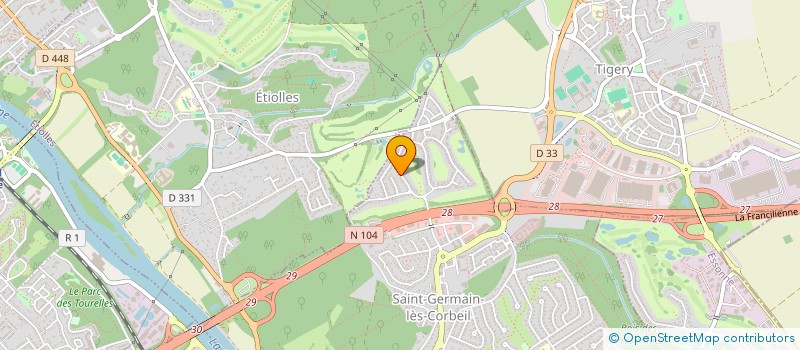 localisation de l'entreprise MADAME NINA BRUNEAU à SAINT-GERMAIN-LES-CORBEIL