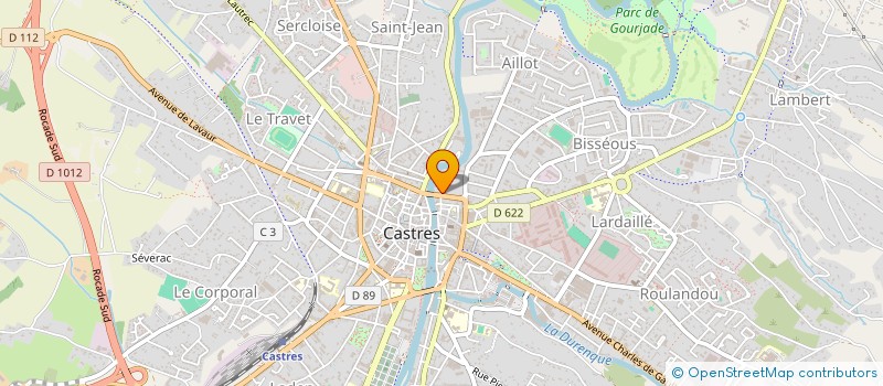 localisation de l'entreprise MADAME NINA BUCH à CASTRES