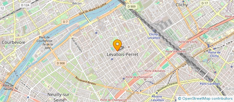 localisation de l'entreprise MADAME NINA CALMARD à LEVALLOIS-PERRET