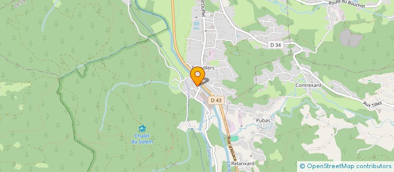 localisation de l'entreprise MADAME NINA CANOVAS  GERARDMER