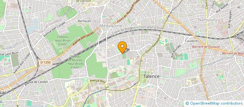 localisation de l'entreprise MADAME NINA CARDOT à TALENCE