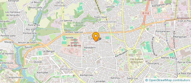 localisation de l'entreprise MADAME NINA CARIOU à BREST