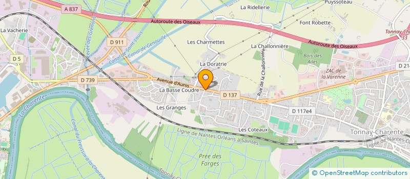 localisation de l'entreprise MADAME NINA CASTAING à SAINT-JEAN-DE-BRAYE