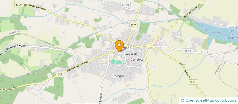 localisation de l'entreprise MADAME NINA CESSES  LABASTIDE-CLERMONT