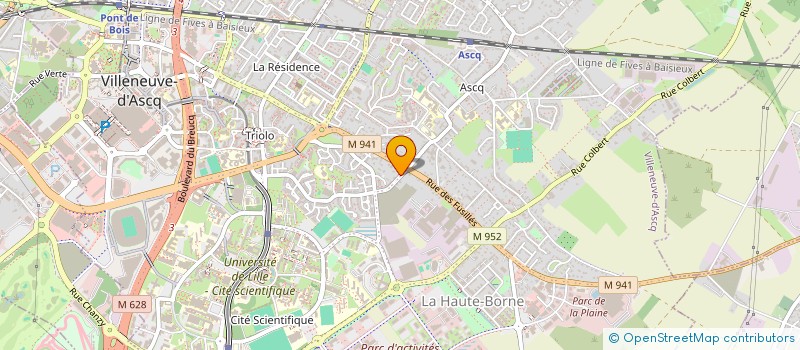 localisation de l'entreprise MADAME NINA CHALANDE  VILLENEUVE-D'ASCQ