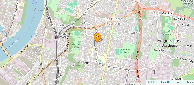 localisation de l'entreprise MADAME NINA CIUTAT à CENON