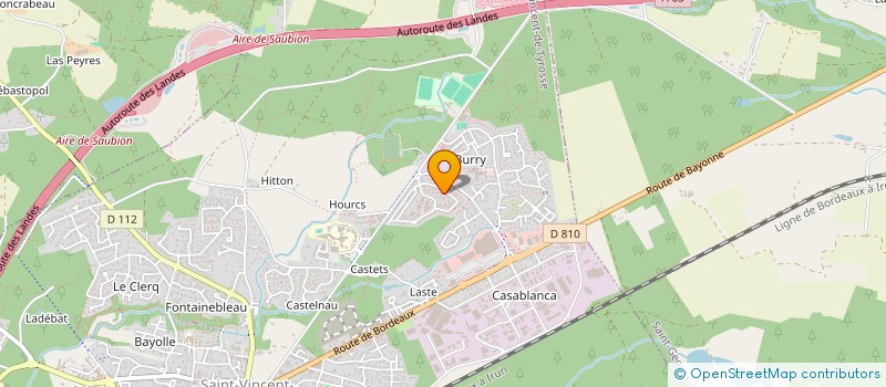 localisation de l'entreprise MADAME NINA CROUTS DE PAILLE  SAINT-VINCENT-DE-TYROSSE