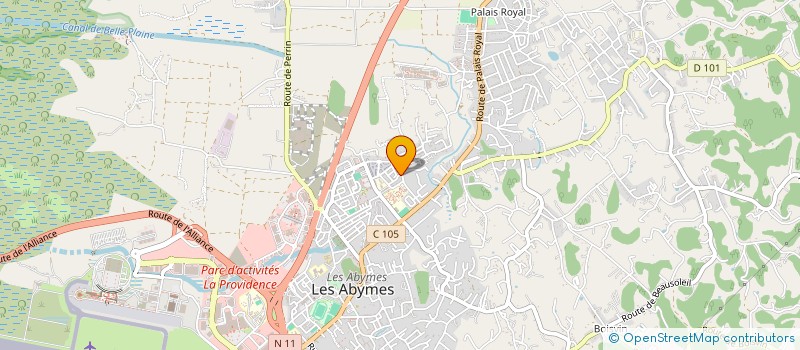localisation de l'entreprise MADAME NINA CYRILLE à LES ABYMES