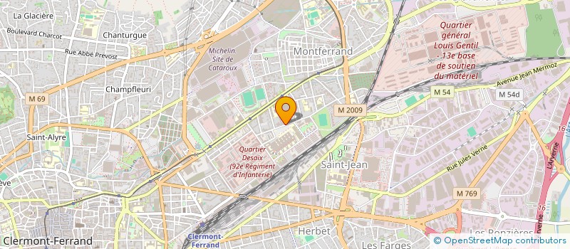 localisation de l'entreprise MADAME NINA DARGNAT  CLERMONT-FERRAND