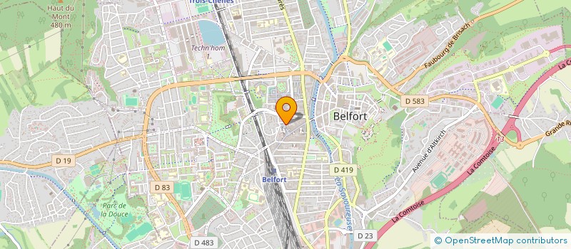 localisation de l'entreprise MADAME NINA DE BARROS à BELFORT
