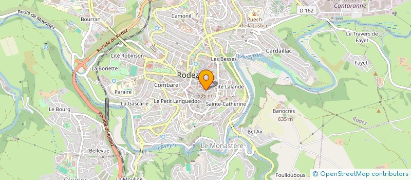 localisation de l'entreprise MADAME NINA DE BRITO  RODEZ