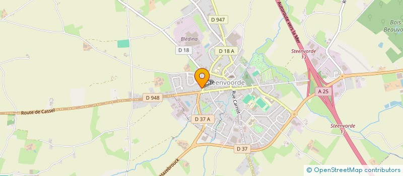 localisation de l'entreprise MADAME NINA DEHONDT à STEENVOORDE