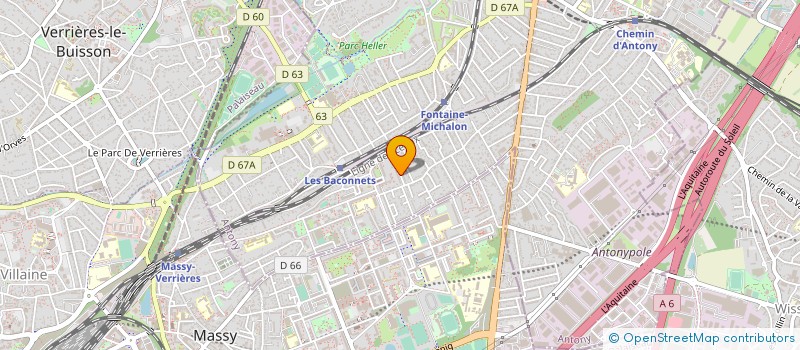 localisation de l'entreprise MADAME NINA DELCROIX à ANTONY