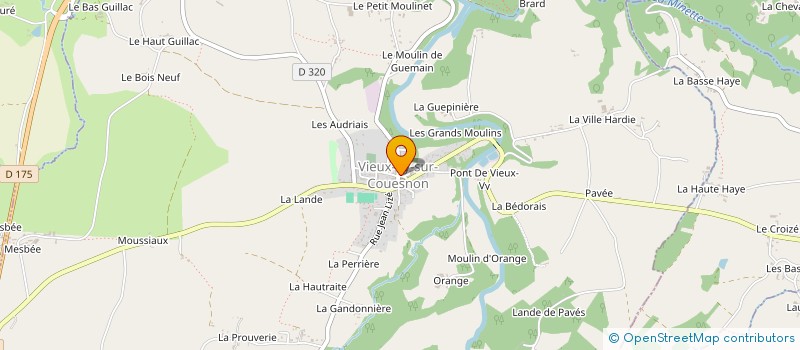 localisation de l'entreprise MADAME NINA DELGAS  VIEUX-VY-SUR-COUESNON