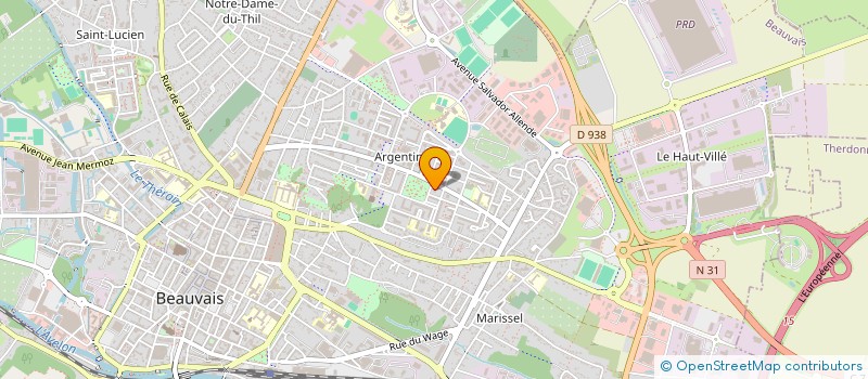 localisation de l'entreprise MADAME NINA DONIKA  BEAUVAIS