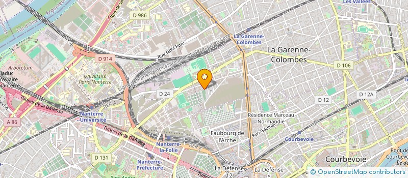 localisation de l'entreprise MADAME NINA DOVGAN à LA GARENNE-COLOMBES