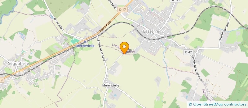 localisation de l'entreprise MADAME NINA DUCHAYNE  LASSERRE-PRADERE