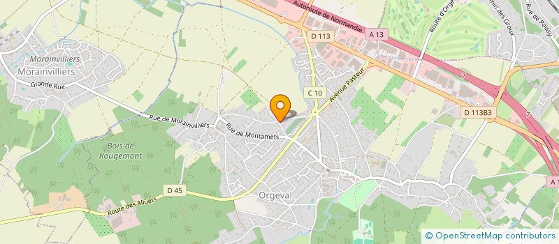 localisation de l'entreprise MADAME NINA FORTIAS à ORGEVAL