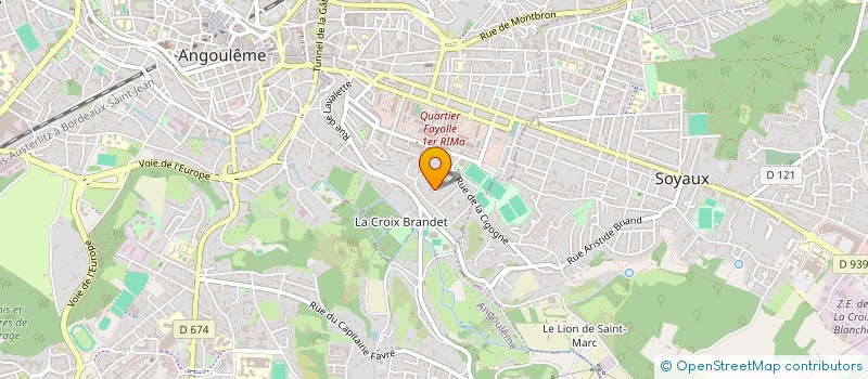 localisation de l'entreprise MADAME NINA GAILLARD  ANGOULEME