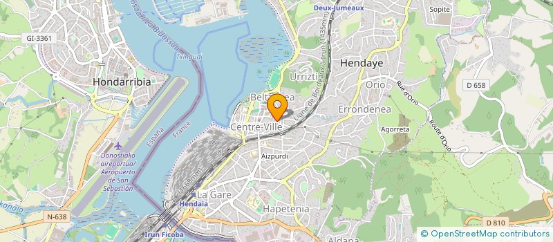 localisation de l'entreprise MADAME NINA GARCIA à HENDAYE