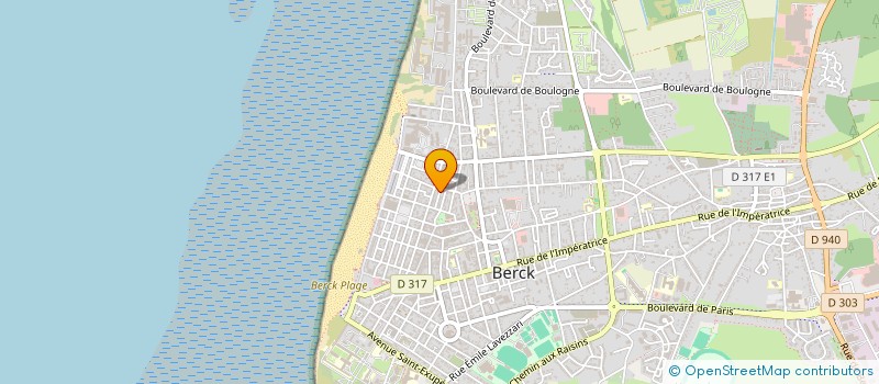 localisation de l'entreprise MADAME NINA GEOFFROY  BERCK