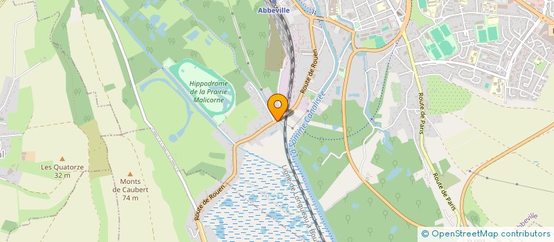 localisation de l'entreprise MADAME NINA GOASDOUE  ABBEVILLE